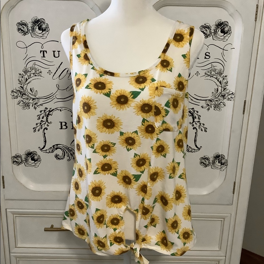 REBELLIONS ONE Sunflower tank